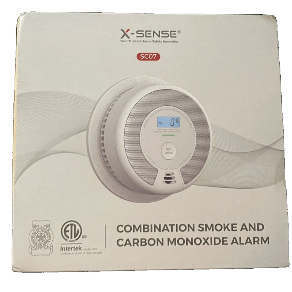 Smoke & Carbon Monoxide Alarm- Set of 3 (Interconnected) X-Sense Combination